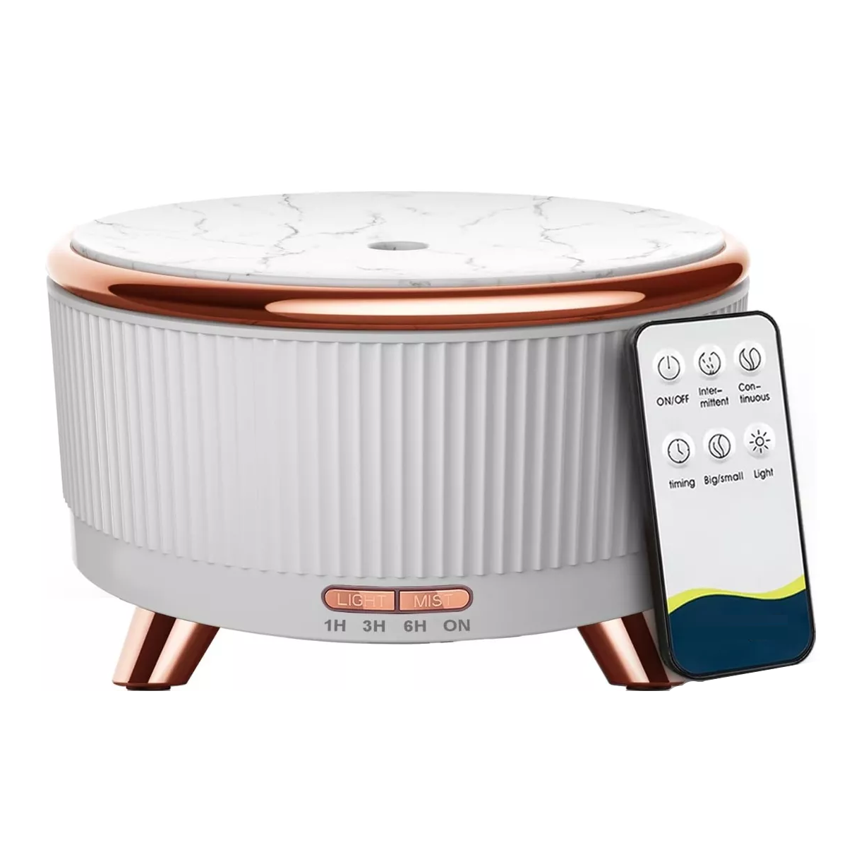 Difusor Humidificador De Air Aromaterapia Ultrasonico 500ml Blanco