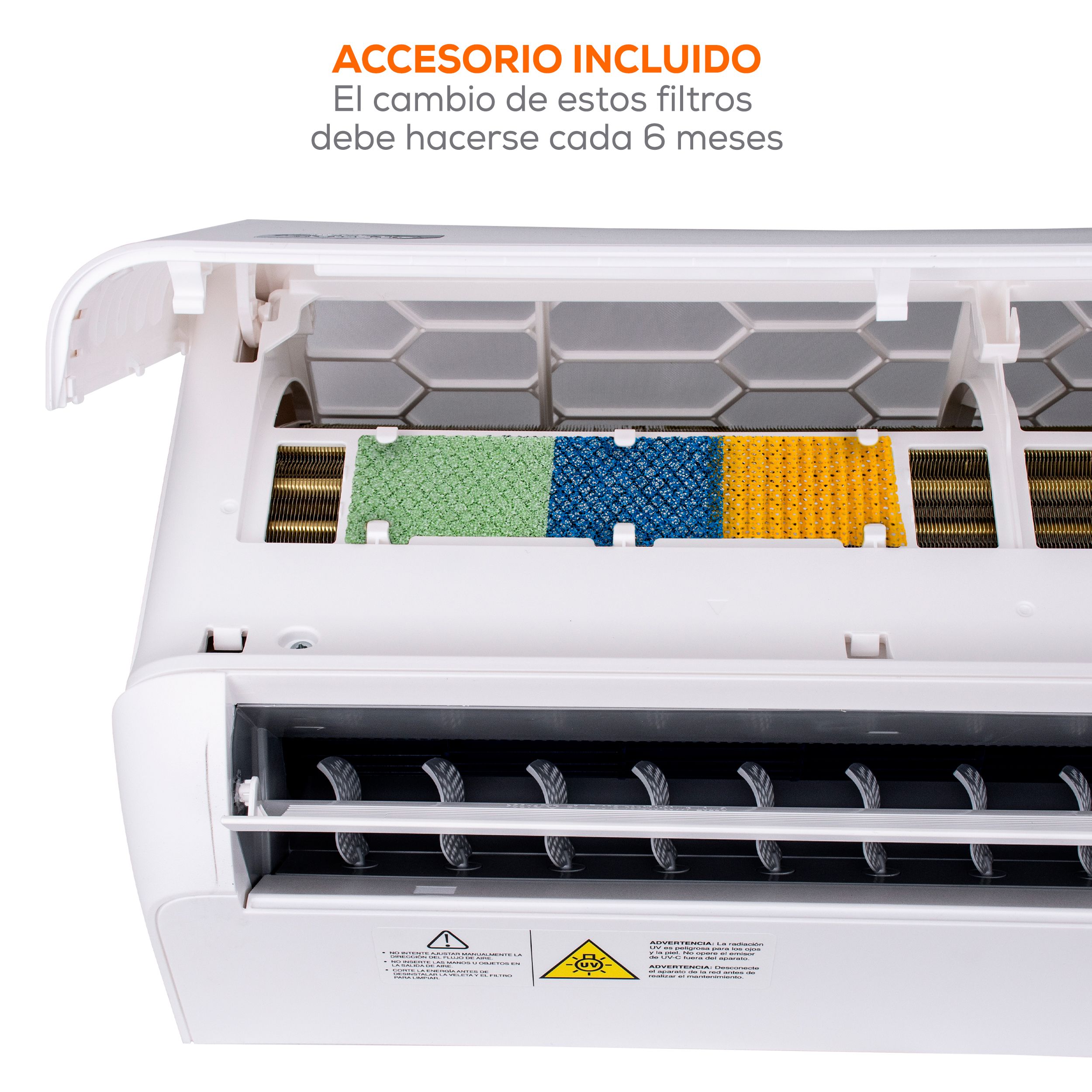 Minisplit On-Off 1 Tonelada 220 V Seer 12 Solo Frio