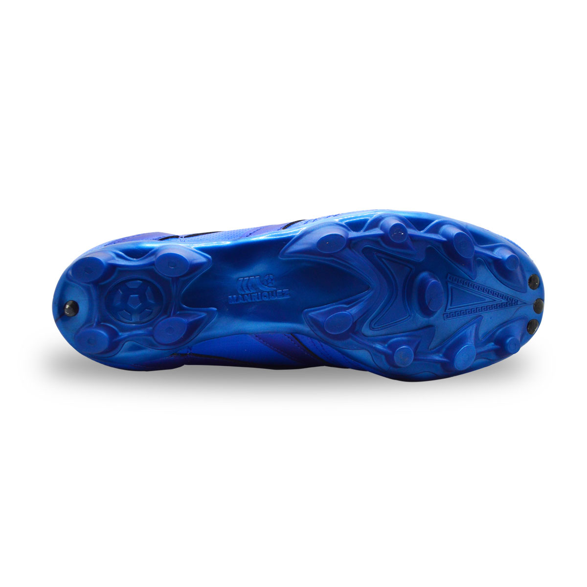 Manriquez Botines de fútbol piel tachones suela TPU césped natural