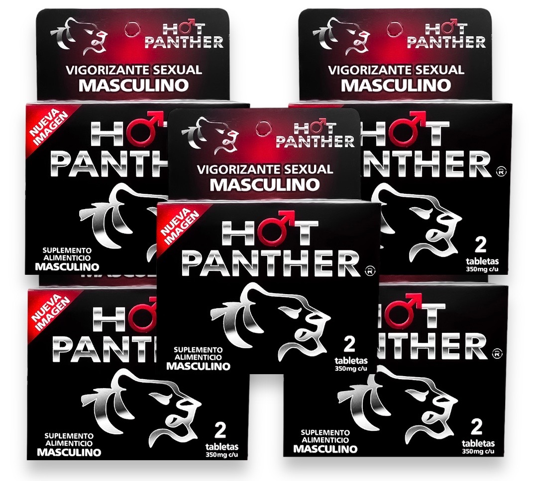 10 Pastillas Hot Panther hombre - Estimulador De La Potencia Masculina