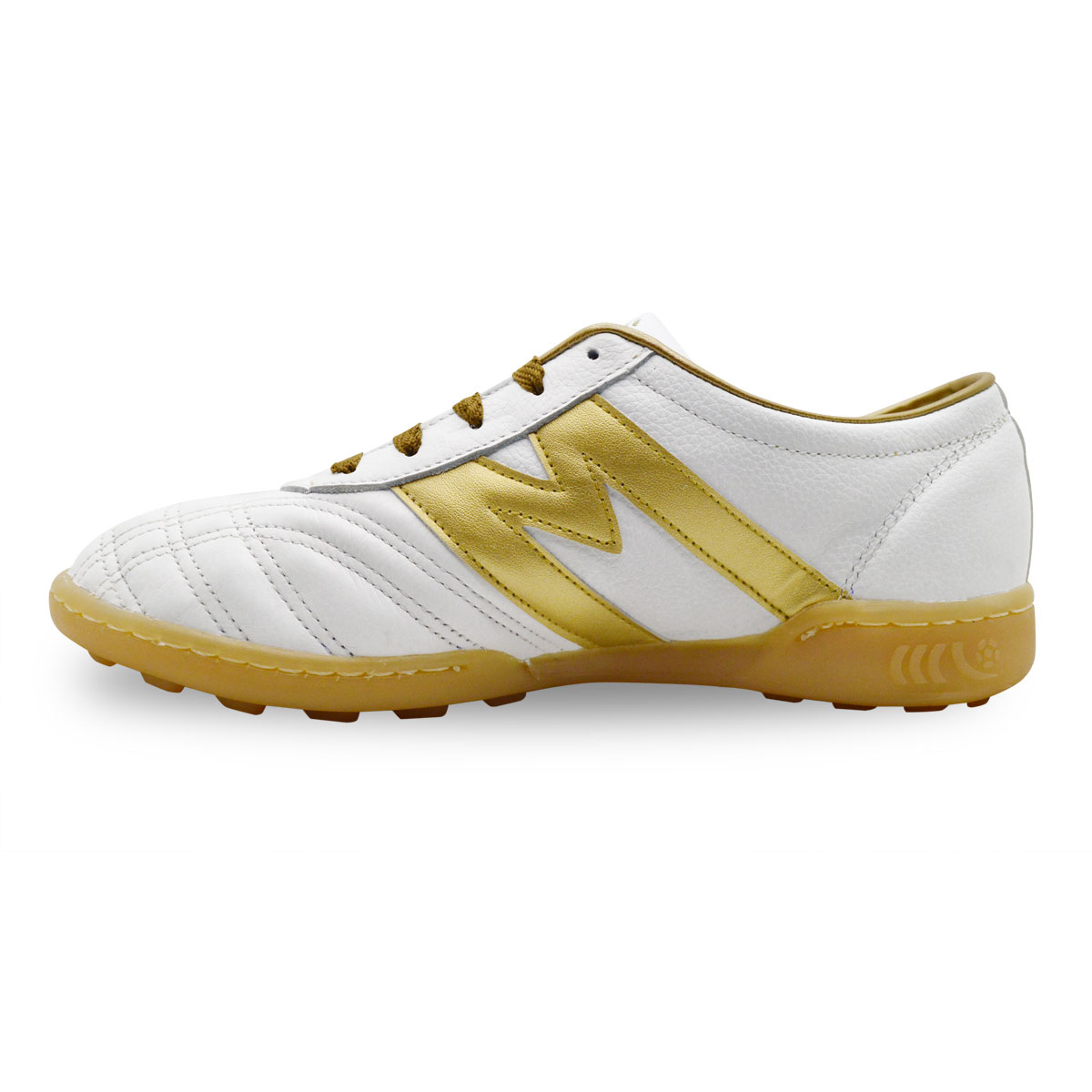 Manriquez Botines de fútbol piel tachones turf suela hule césped artificial