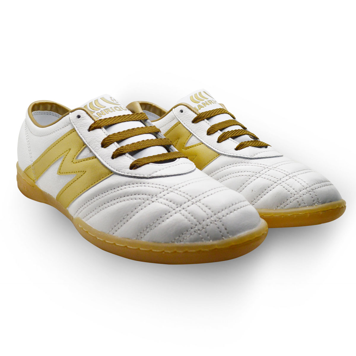 Manriquez Botines de fútbol piel tachones turf suela hule césped artificial