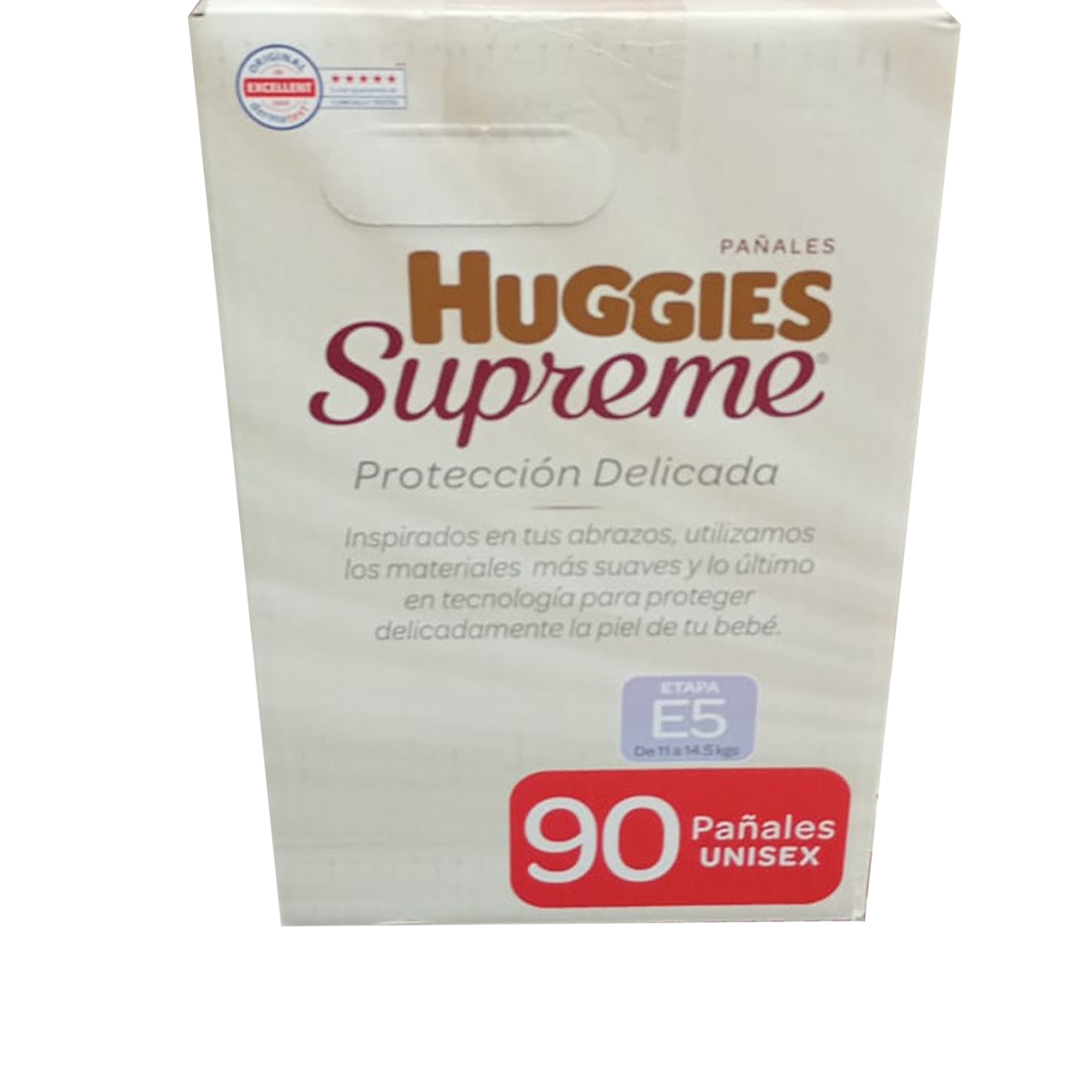 Pañales Huggies Supreme Etapa 5 Unisex 90pz