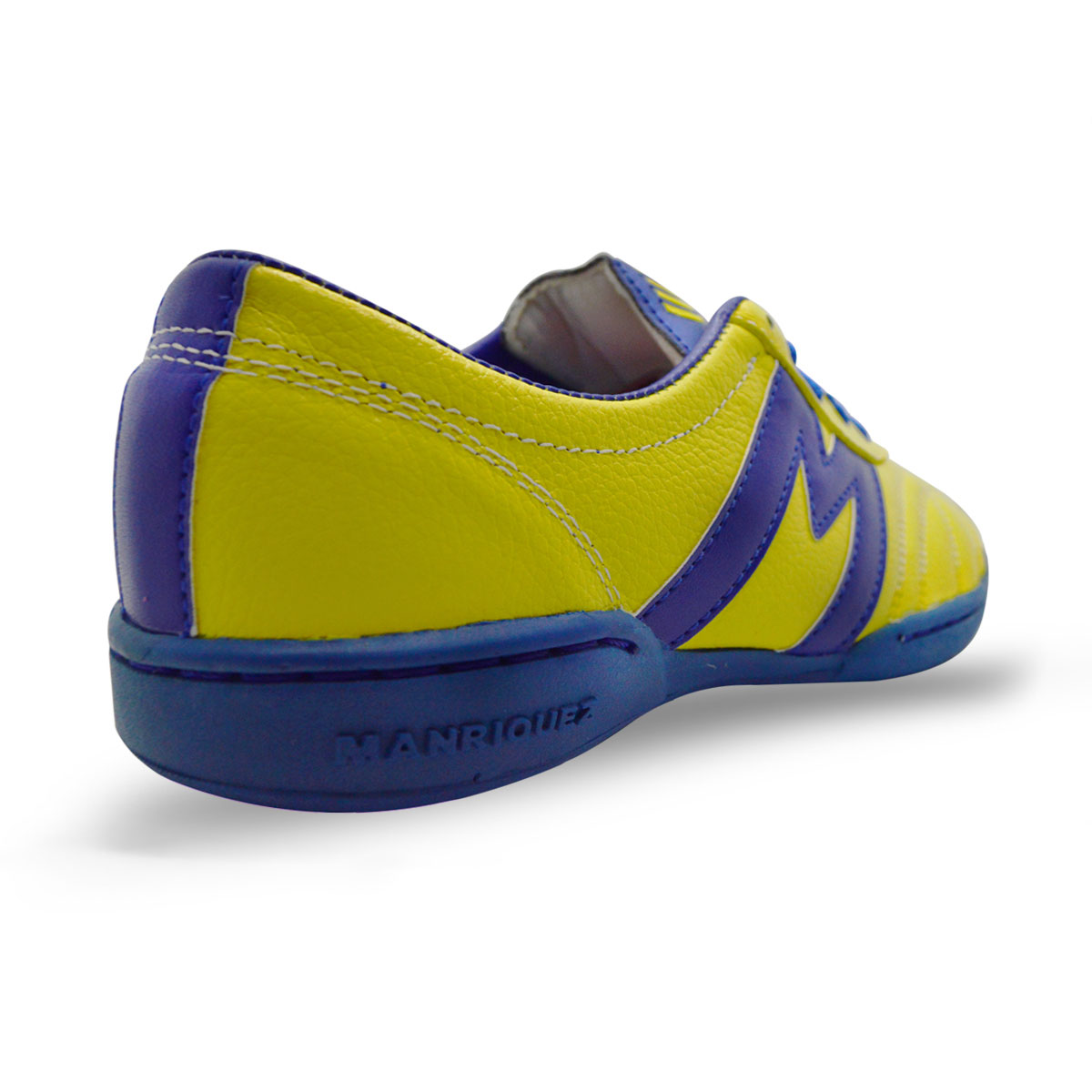 Manriquez Botines de fútbol piel niño tachones turf suela hule césped artificial