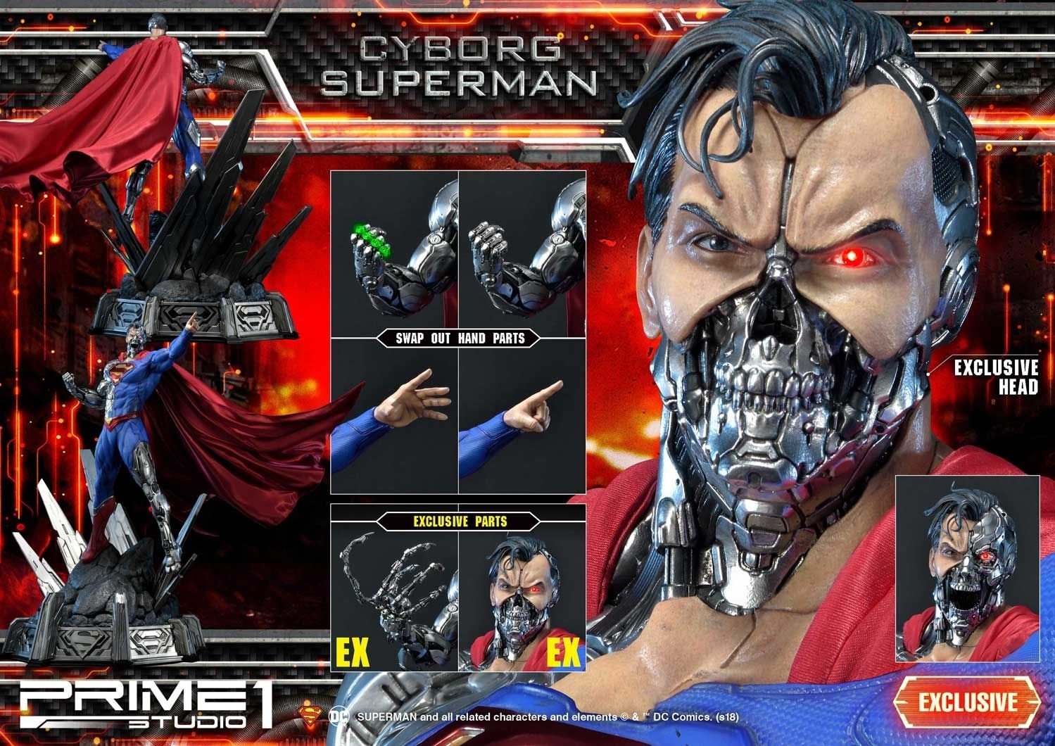 Superman (comics) Cyborg Superman  Ex Version Prime 1 Studio