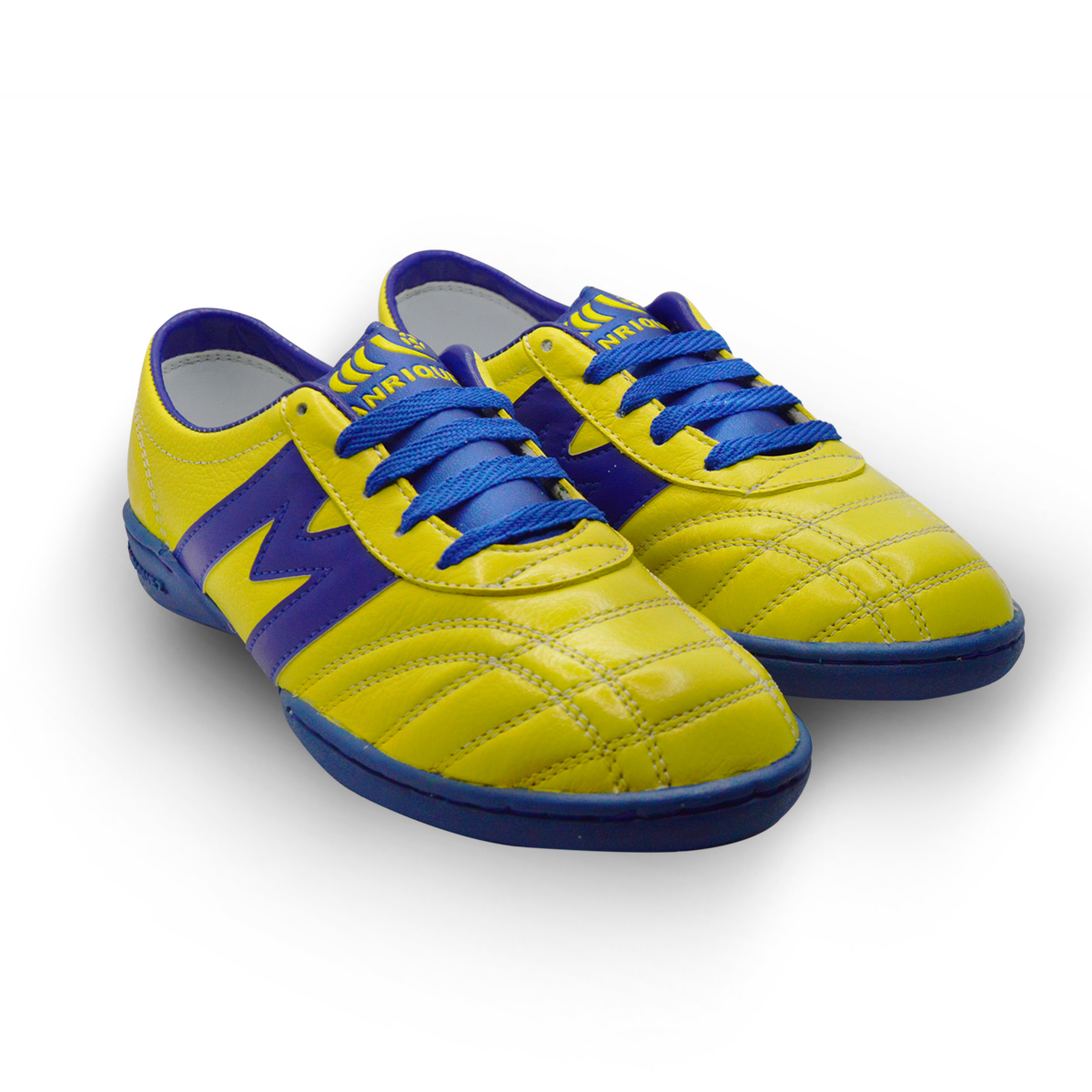 Manriquez Botines de fútbol piel niño tachones turf suela hule césped artificial