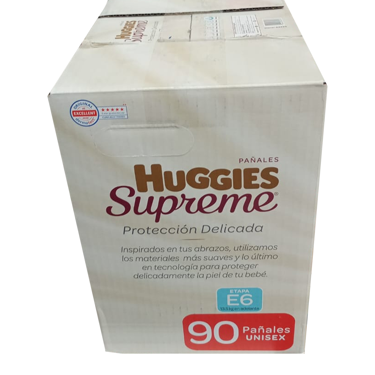 Pañales Huggies Supreme Etapa 6 Unisex 90pz