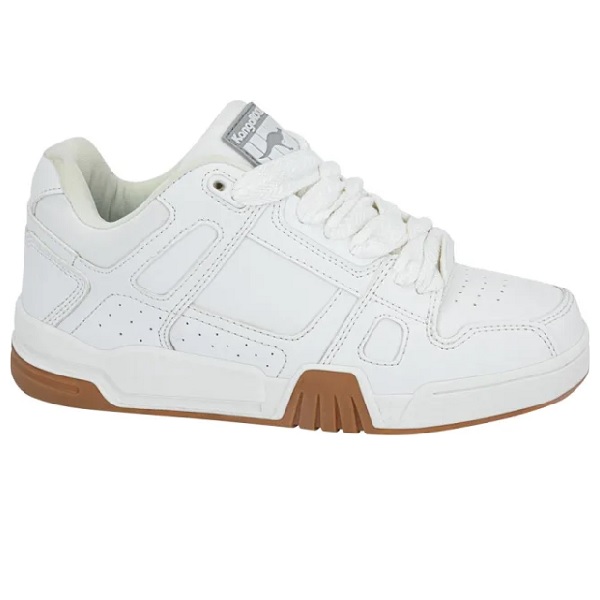 Tenis Kangaroos Skate Blanco Mujer Tallas #22 al #27