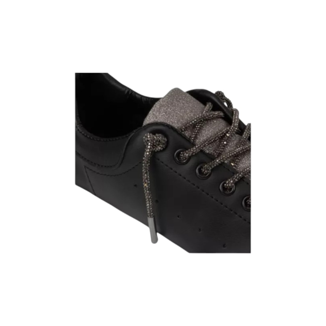 Tenis Brantano Sneaker Agujeta Cristales Negro Hecho En Mexico GS2850303