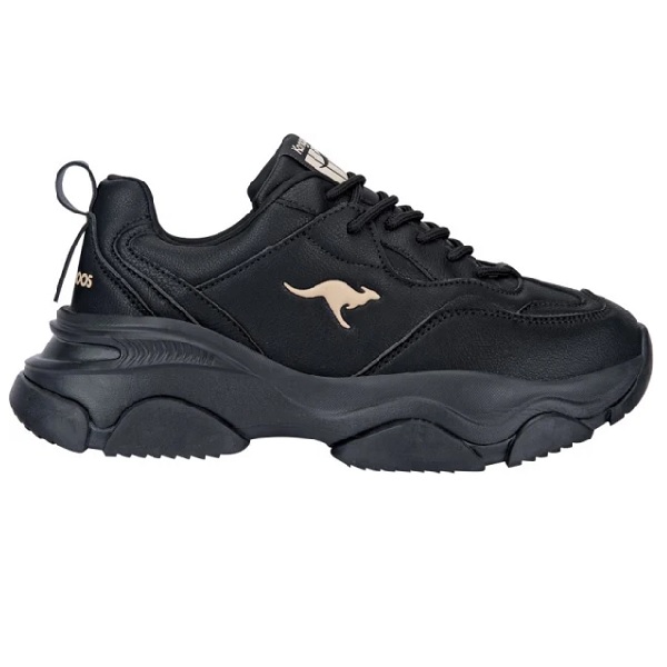 Tenis Kangaroos Chunky Negro Mujer Tallas #22 al #27
