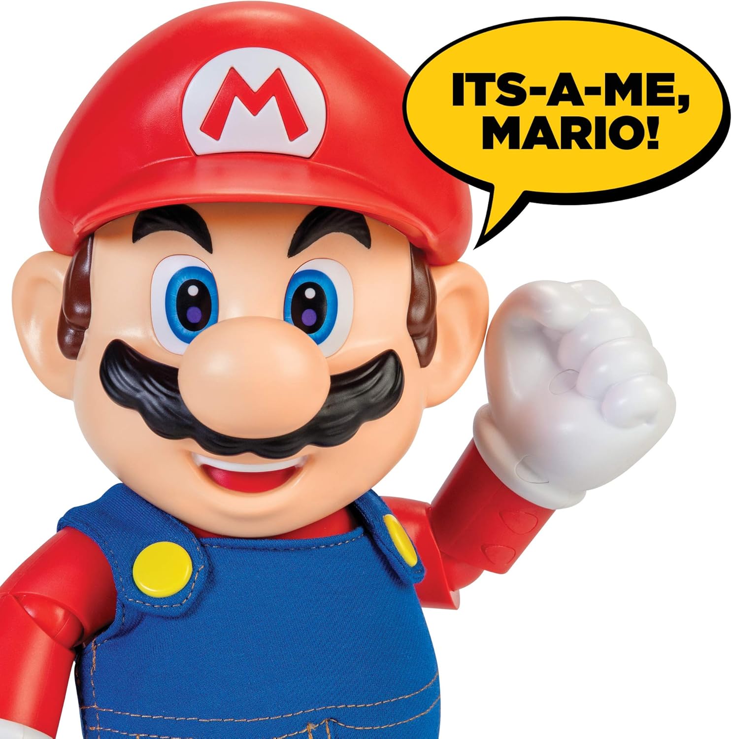 Its-a Me Super Mario Parlante Nintendo World 30cm Articulado