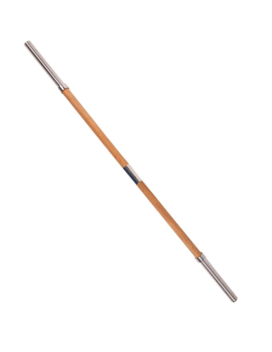 Set Barra Con Discos De Madera Unifitness