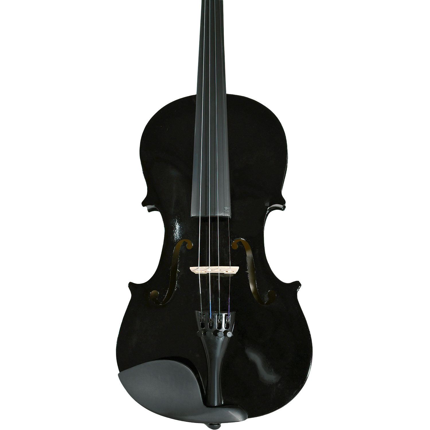 Violi­n Acustico 4/4 Profesional Madera Fina Negro Estudiante Musica