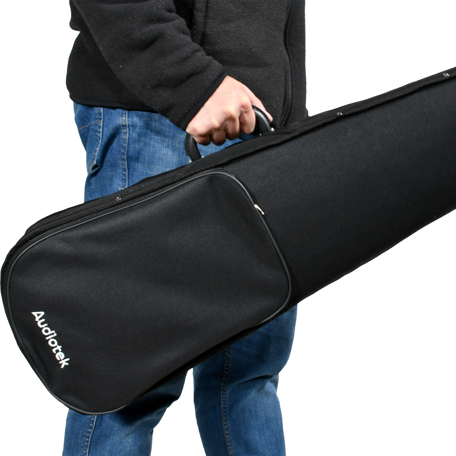 Violi­n Acustico 4/4 Profesional Madera Fina Negro Estudiante Musica