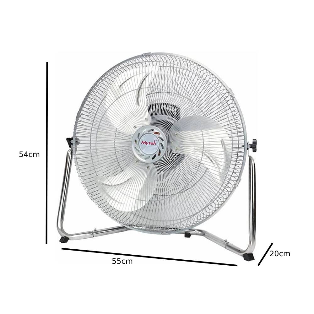 Ventilador Mytek 3348 18” Piso Pared 3 Velocidades Gris