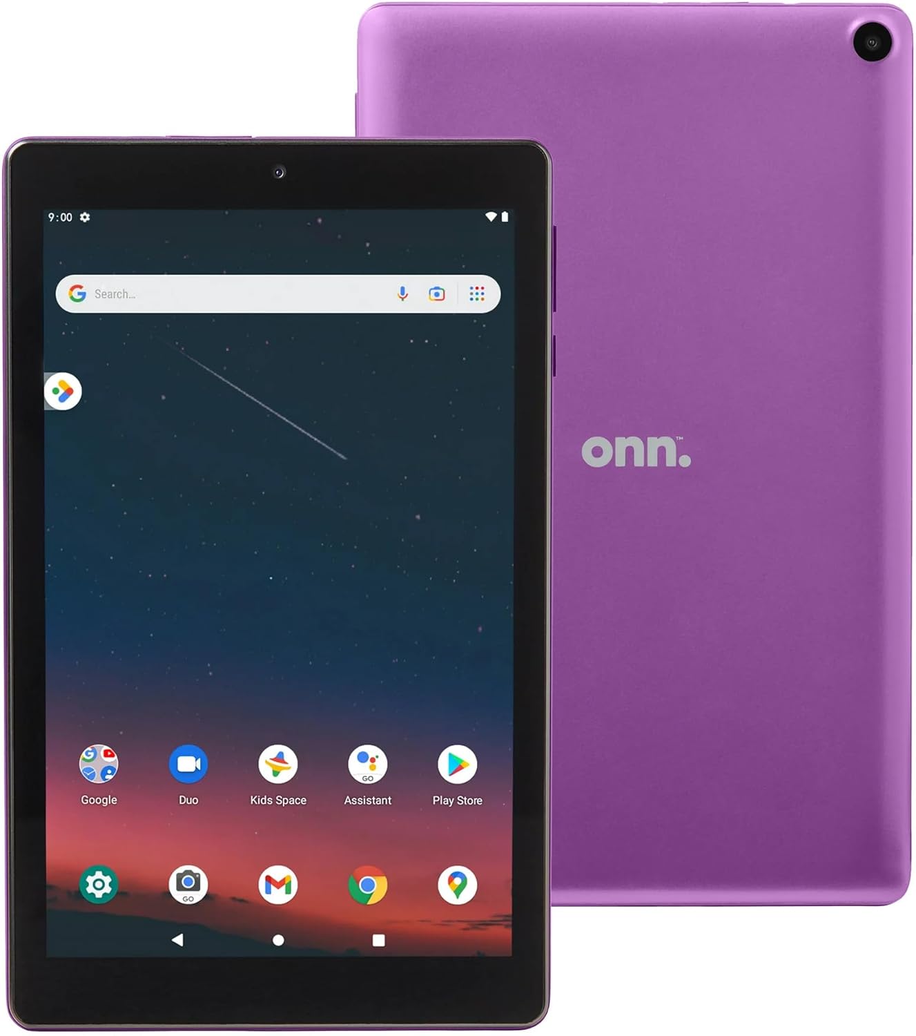 ONN Surf Tablet (2022) - 2.0 GHz Quad-Core, 32 GB de almacenamiento, 2 GB de RAM, 8 pulgadas (1280 x 800) visualización táctil, Android 11 Go, Malva 