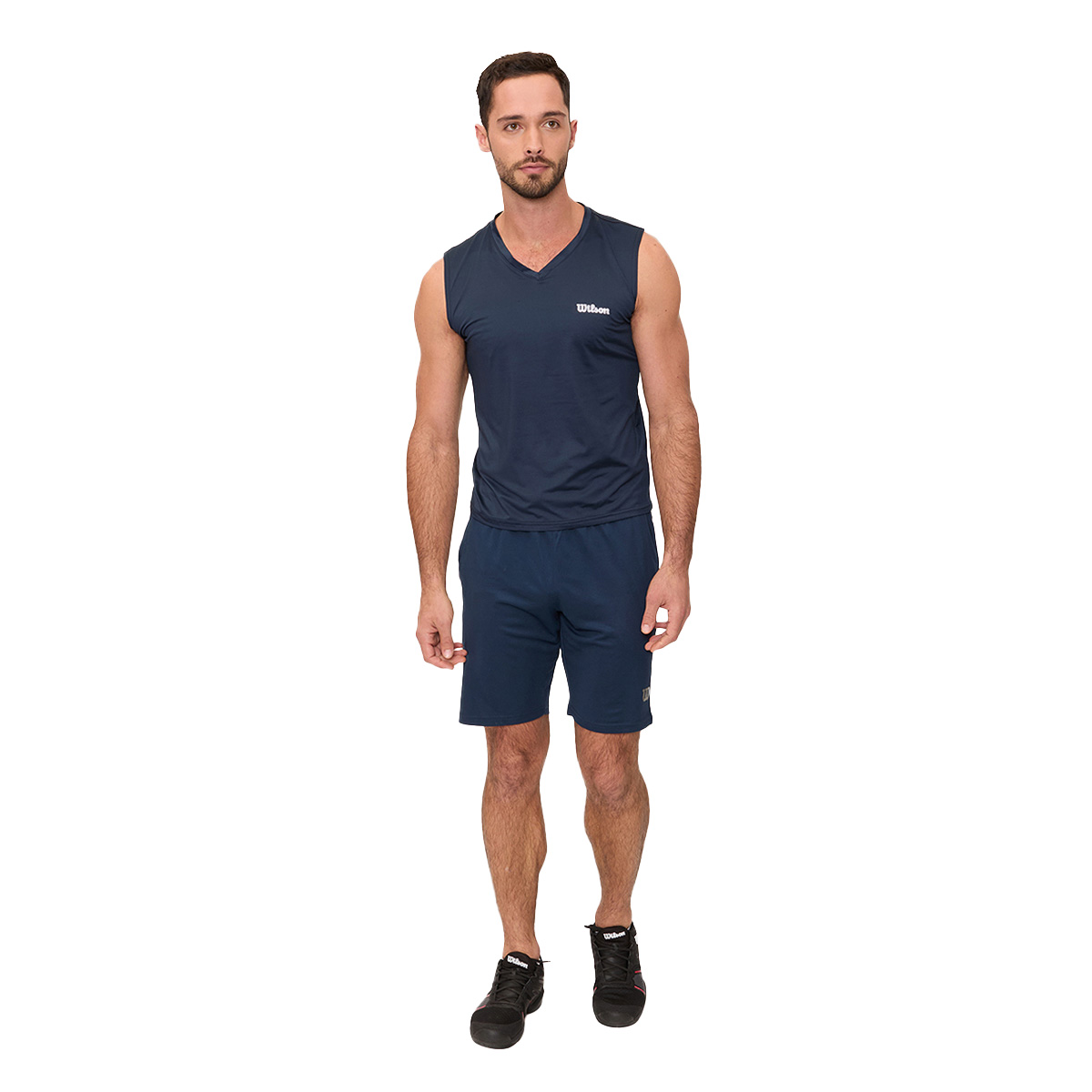Short Wilson Doble Pique Transpirable para Hombre 