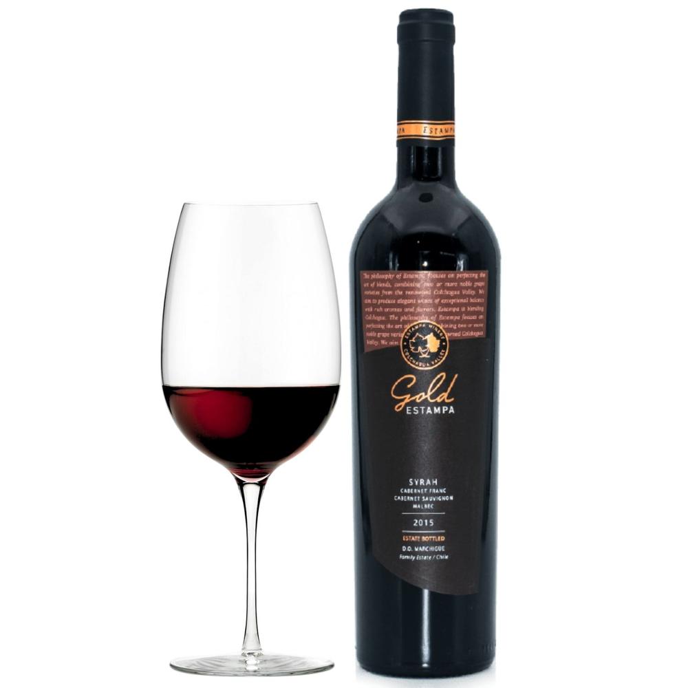 Vino Tinto Gold Syrah Viña Estampa 750ml