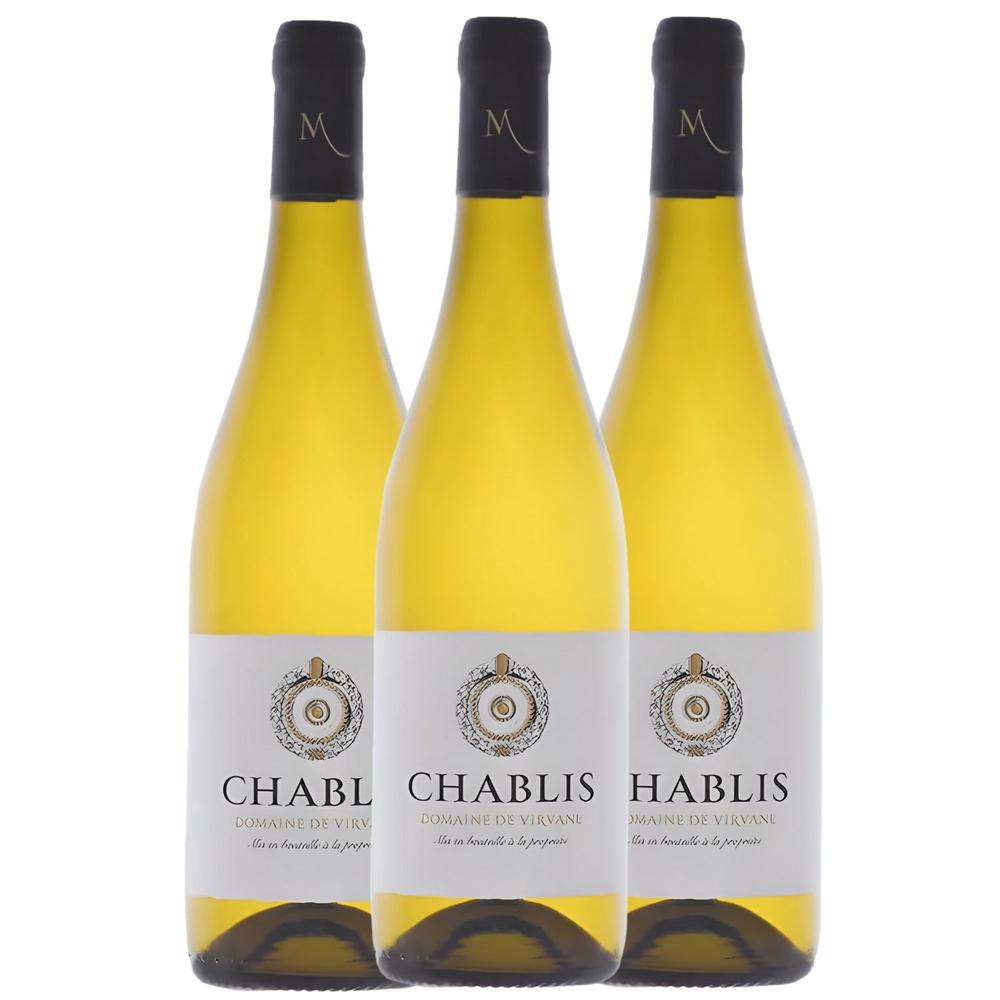 Vino Blanco Chablis Aoc Domaine De Virvane 750ml