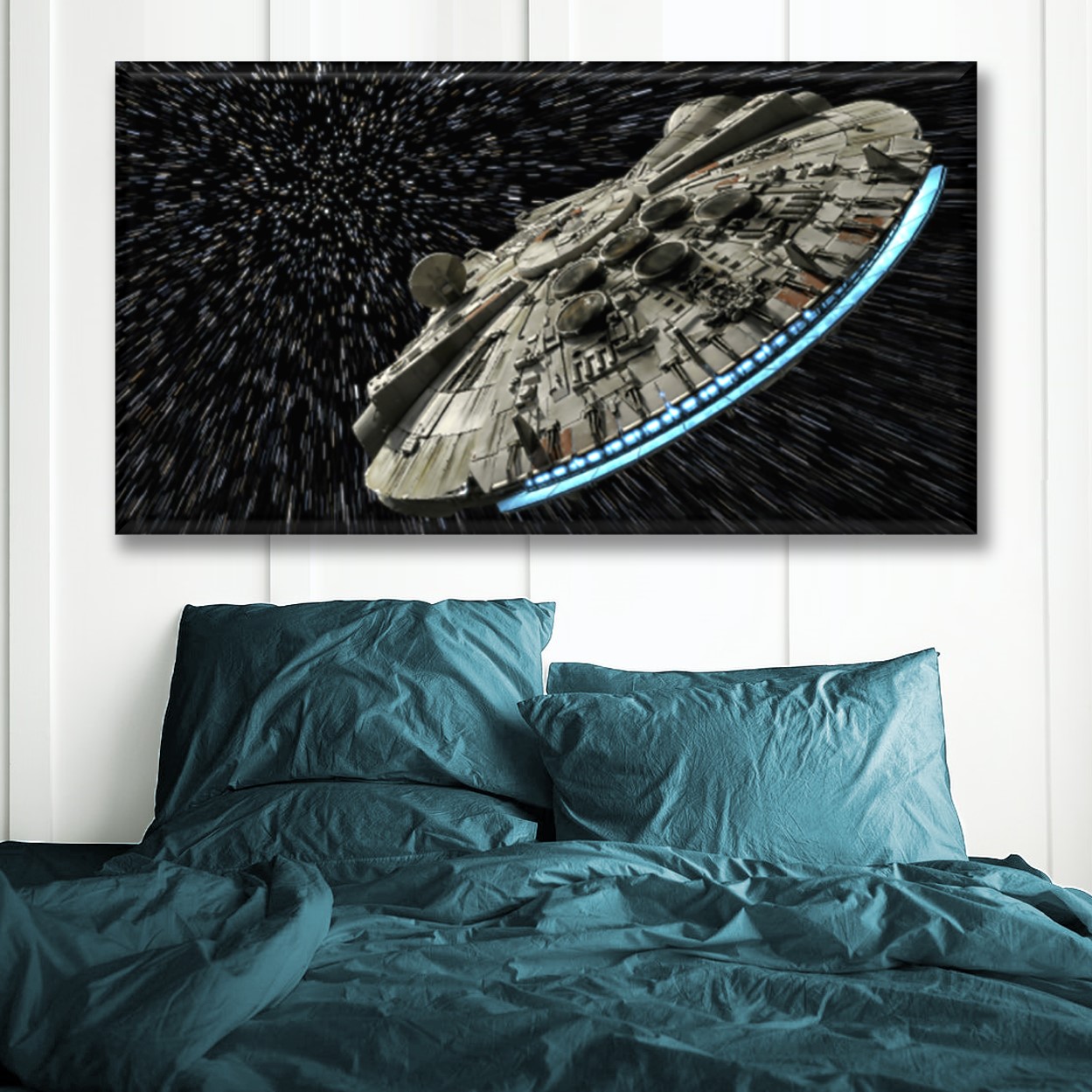 Cuadro Canva Decorativo Falcon 50X100 cm