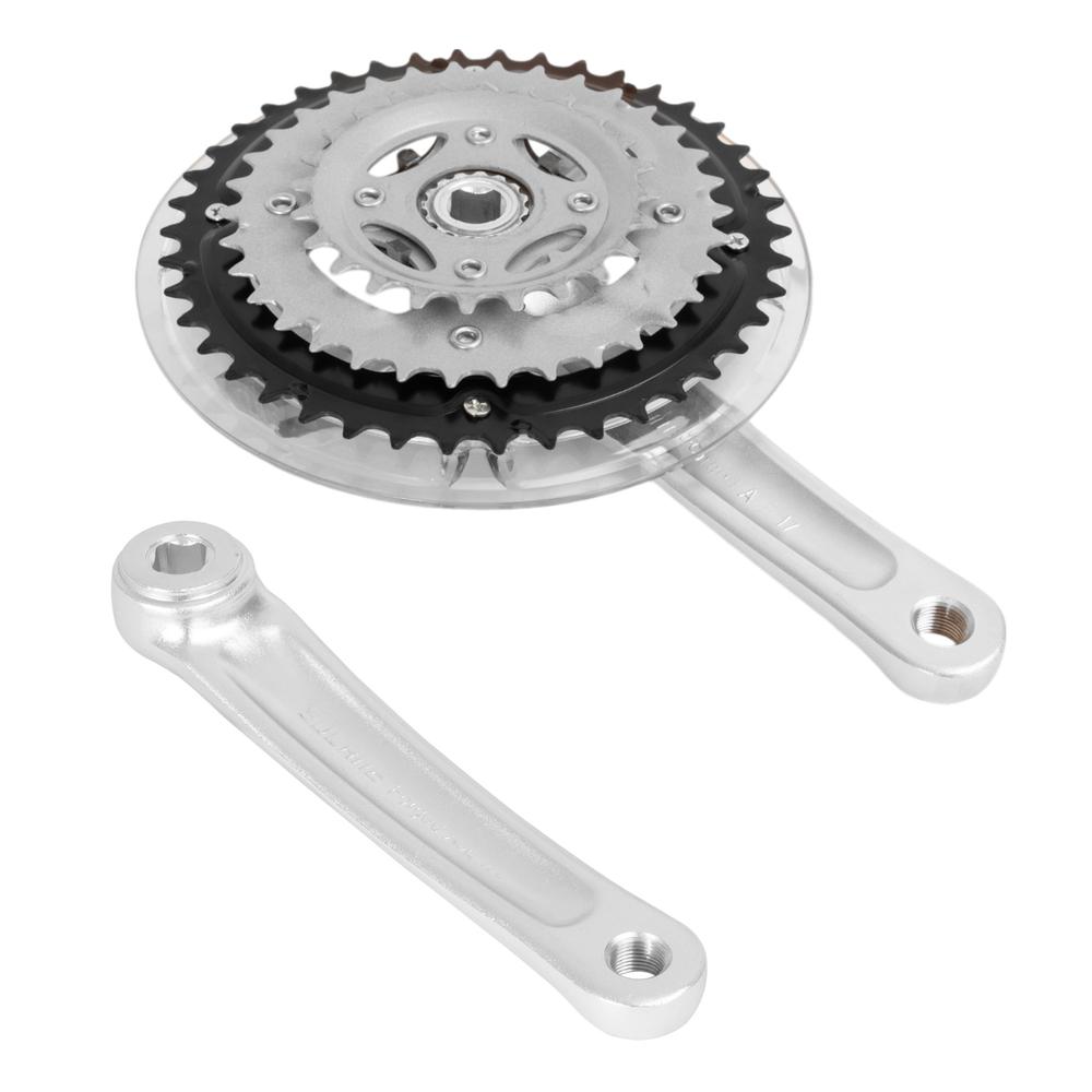 Triple multiplicacion para bicicleta con bielas de 24/34/42D (Aluminio) 170mm (Acero) Mariluz