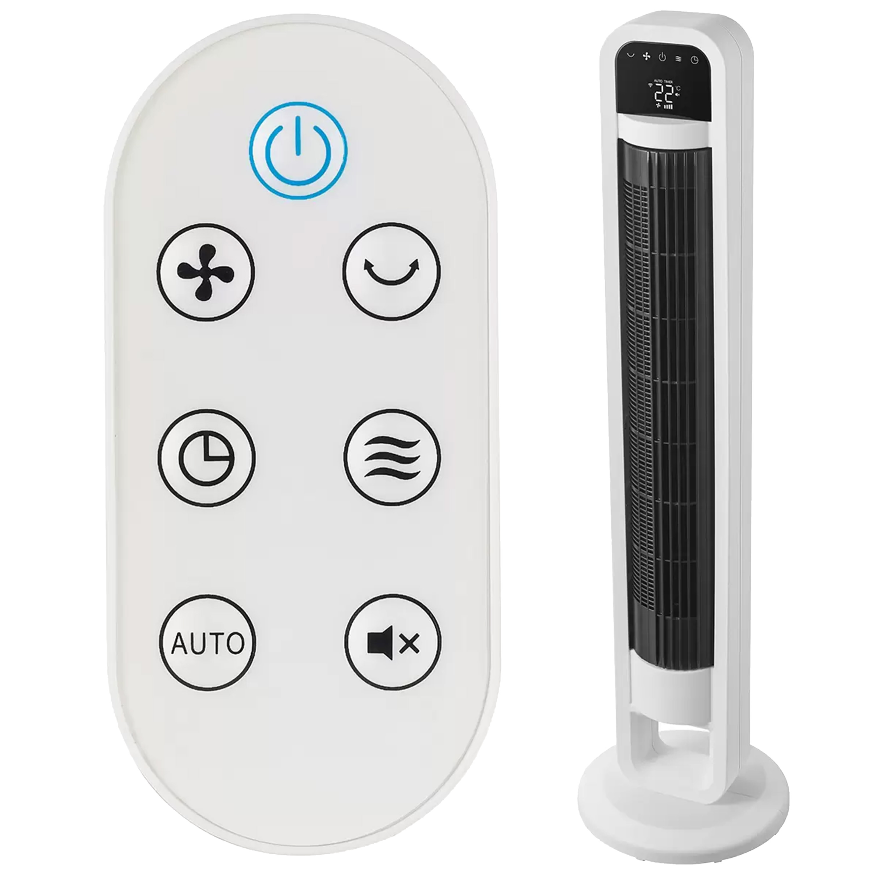 Ventilador De Torre 4 Velocidades Omnibreeze Smart Wifi 