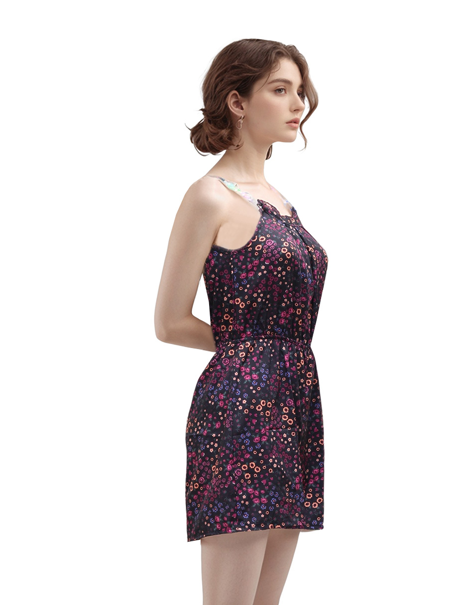 Jumpsuit casual palazzo short ANT Collection estampado floral con  tirantes