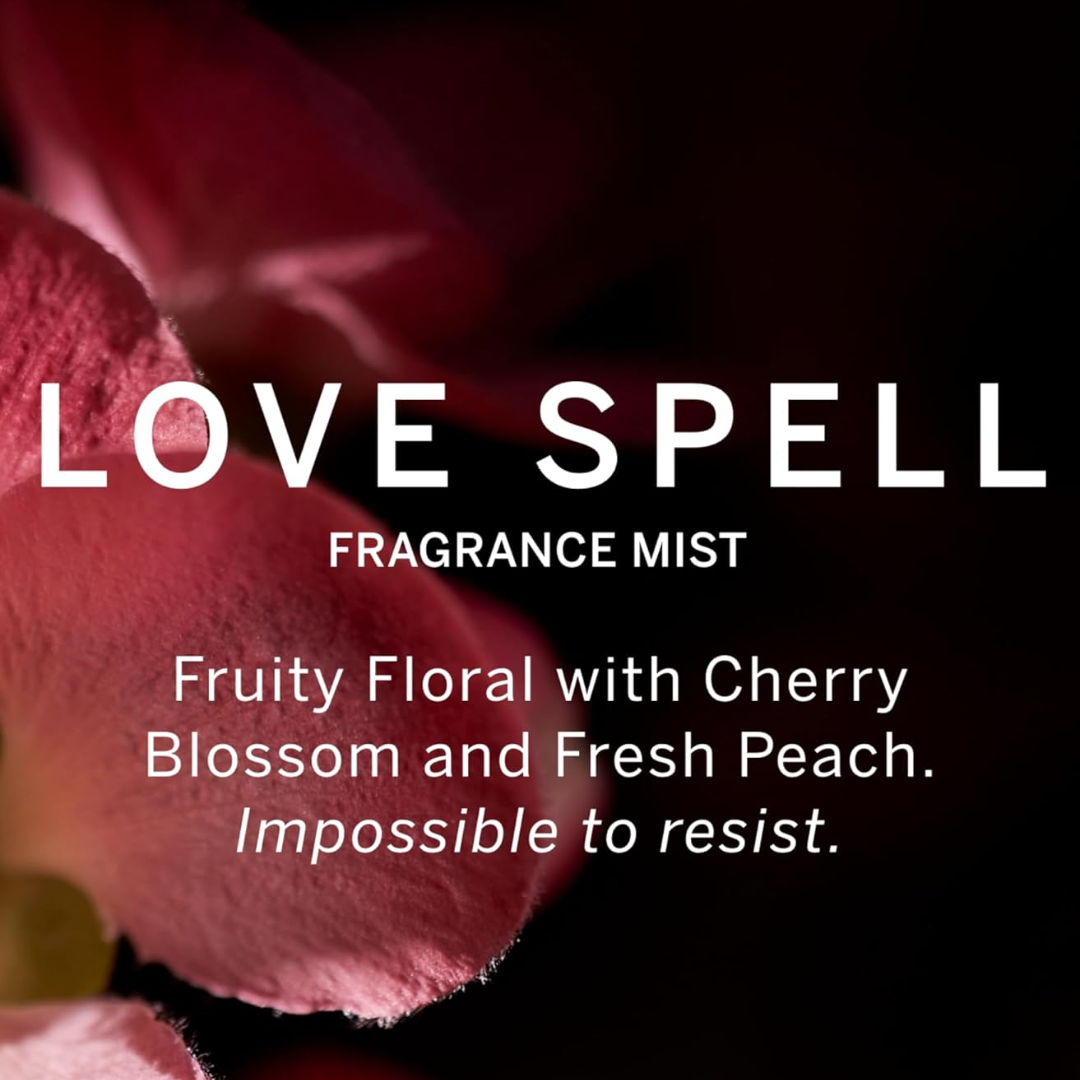 Victoria's Secret Love Spell Mini Fragrance Duo Gift Set | Mist & Lotion | Cherry Blossom & Fresh Peach 