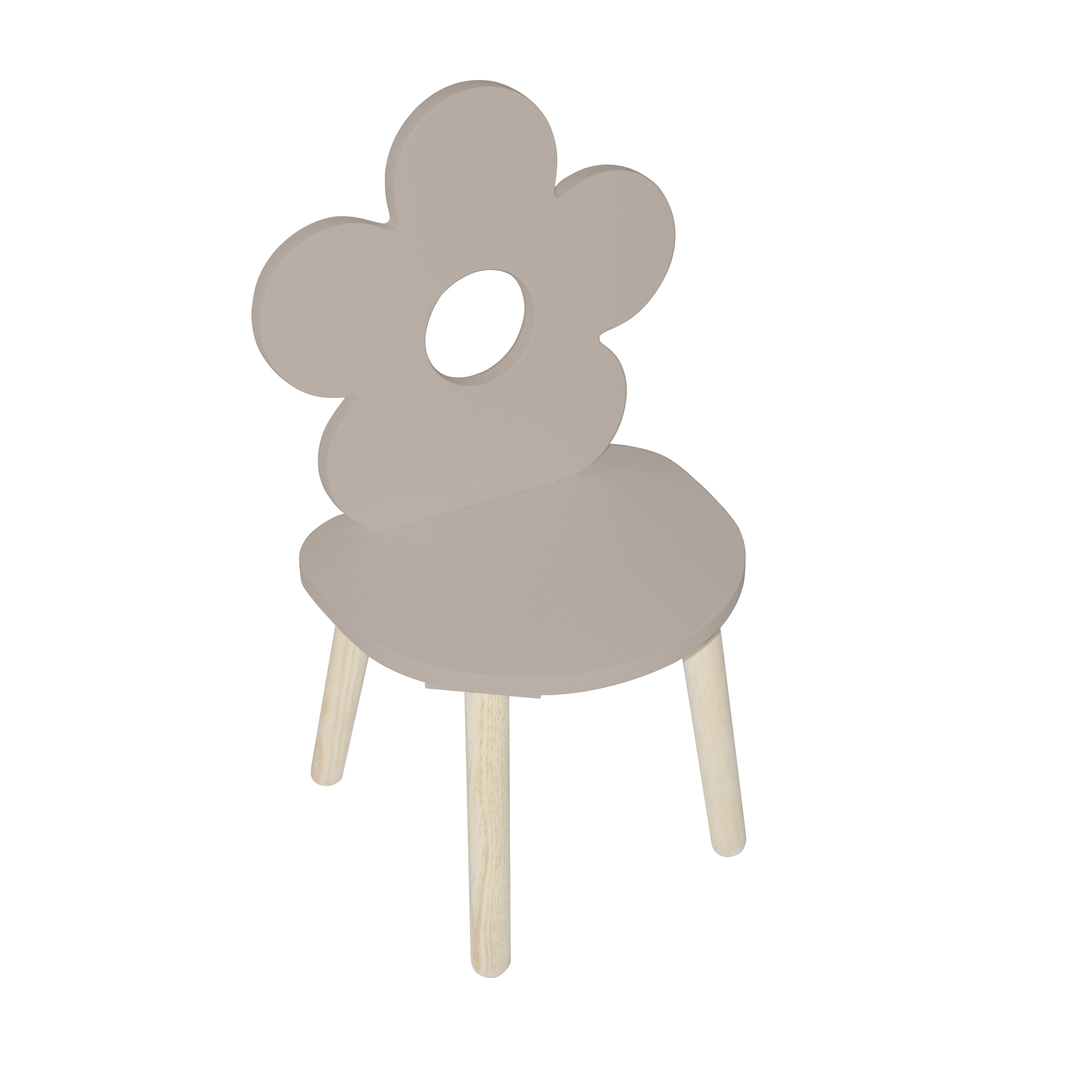 Set de Mesa y silla para niños pequeños y niñas pequeñas  (Gris oscuro)