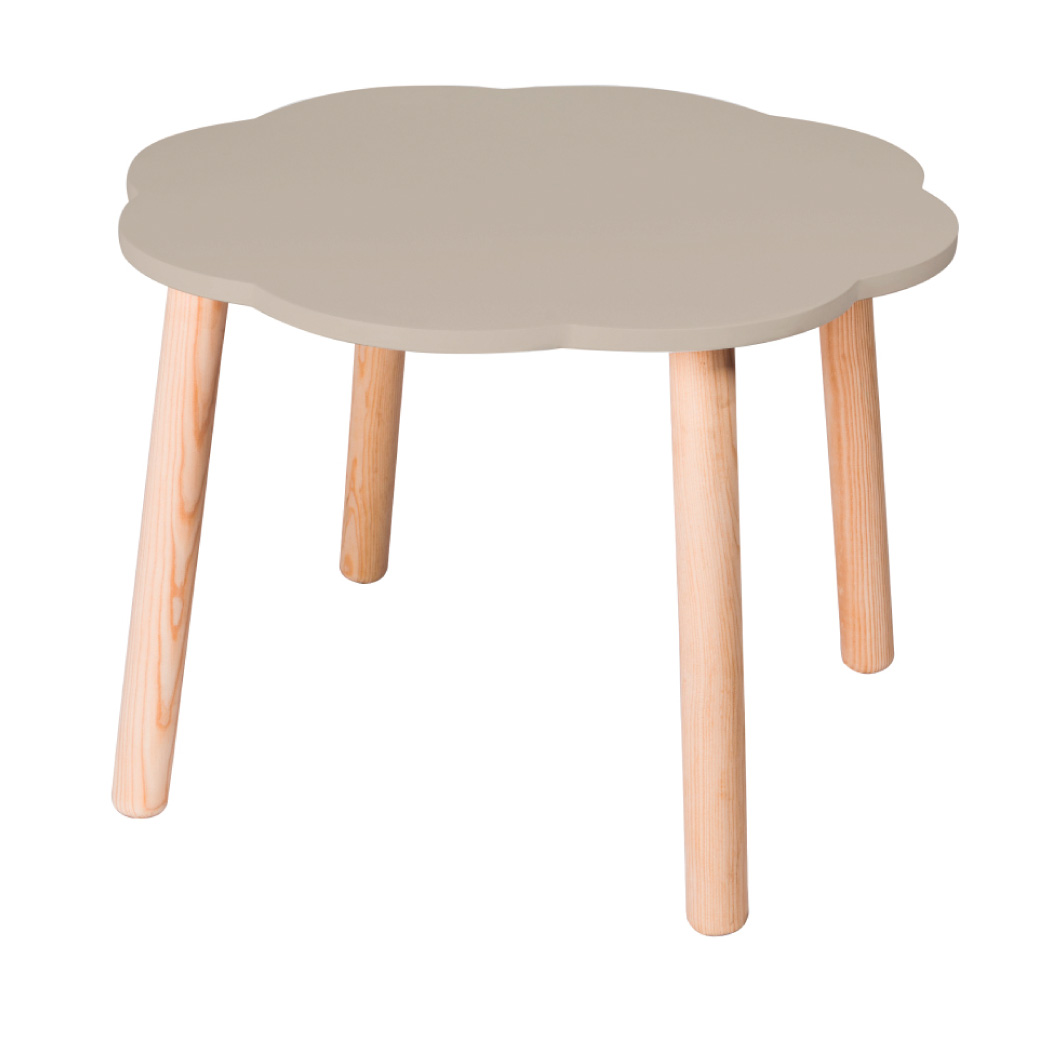 Set de Mesa y silla para niños pequeños y niñas pequeñas  (Gris oscuro)