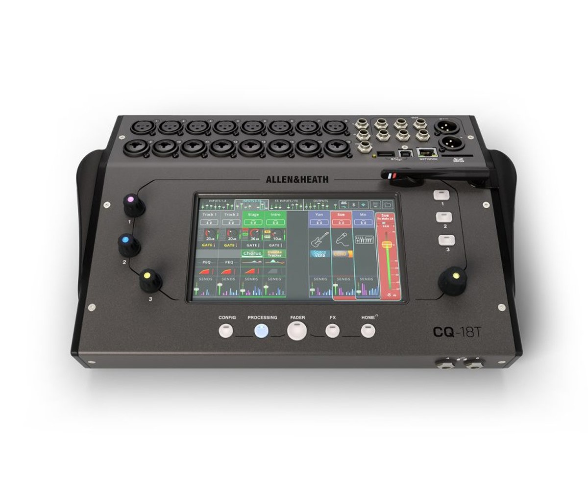 Mezcladora Digital ALLEN & HEATH CQ-18T 18c 8salidas C/wi-fi