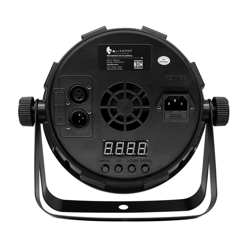 Cañon Par 60x3 S Washer 200W Alienpro RGB 3 en 1