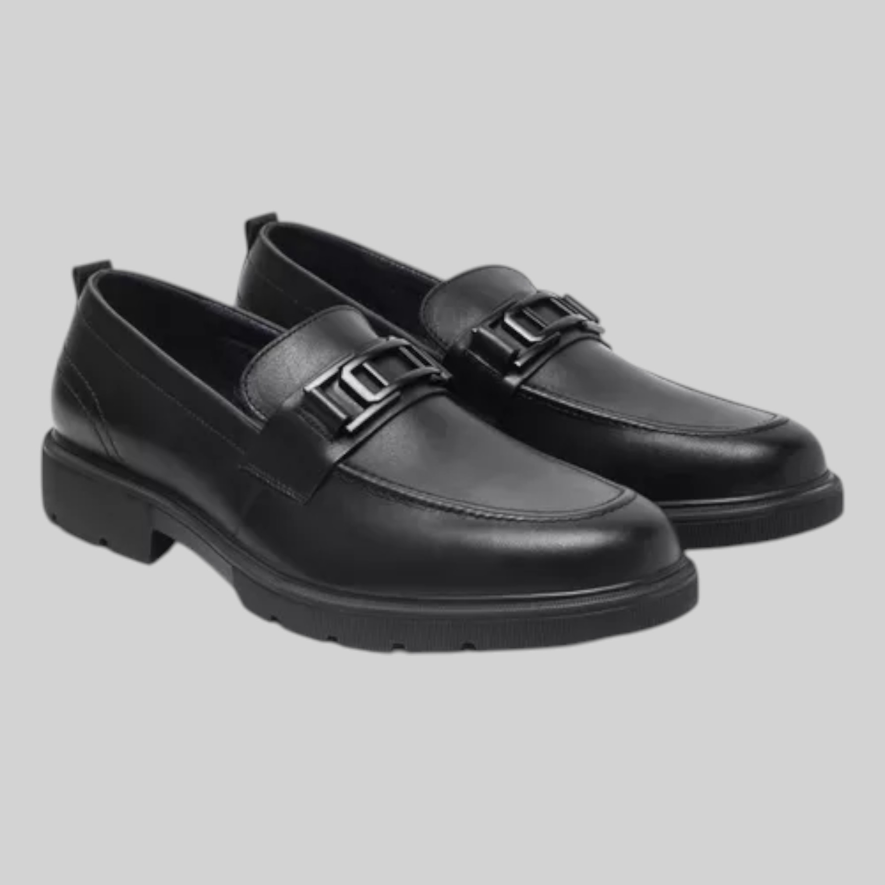 Zapato Flexi Hombre Mocasín Casual De Piel 417006Neg