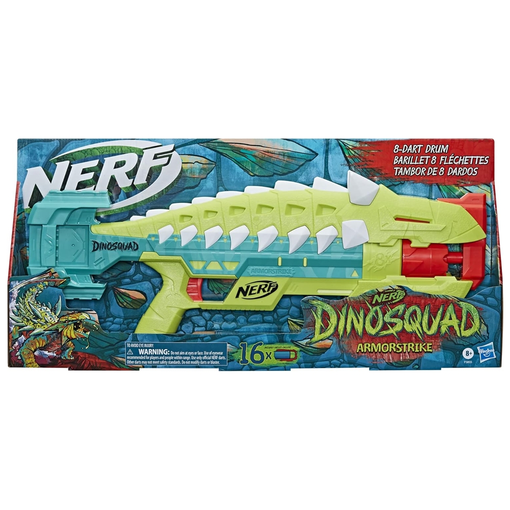 Lanzador Nerf Dinosquad Armorstrike Dinosaurio F5855