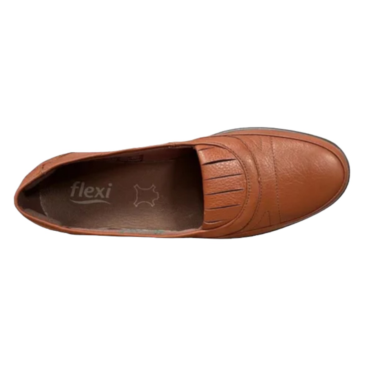 Zapato Flexi Mujer Confort Casual Piel 130001Tan
