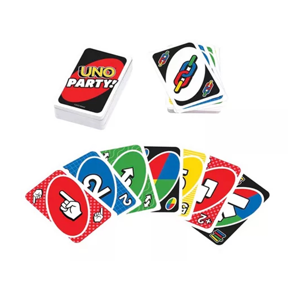 Uno Party, Juego De Cartas, Juego De Mesa Familiar, 7+ Años