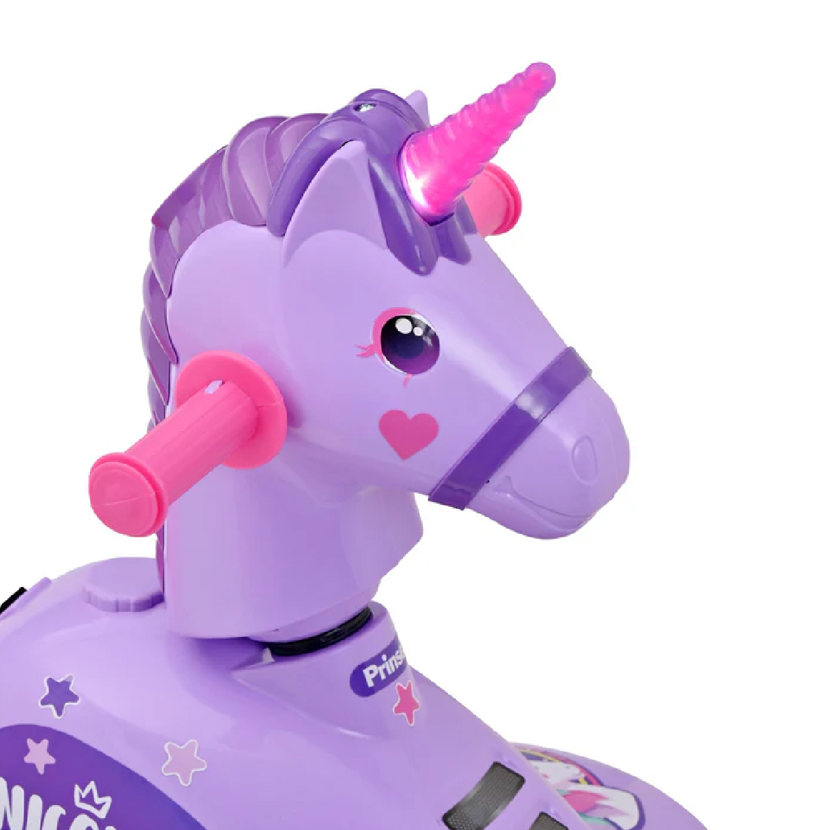 Moto Electrica  Montable Prinsel Mini Quad Unicornio Luz Sonido Morado