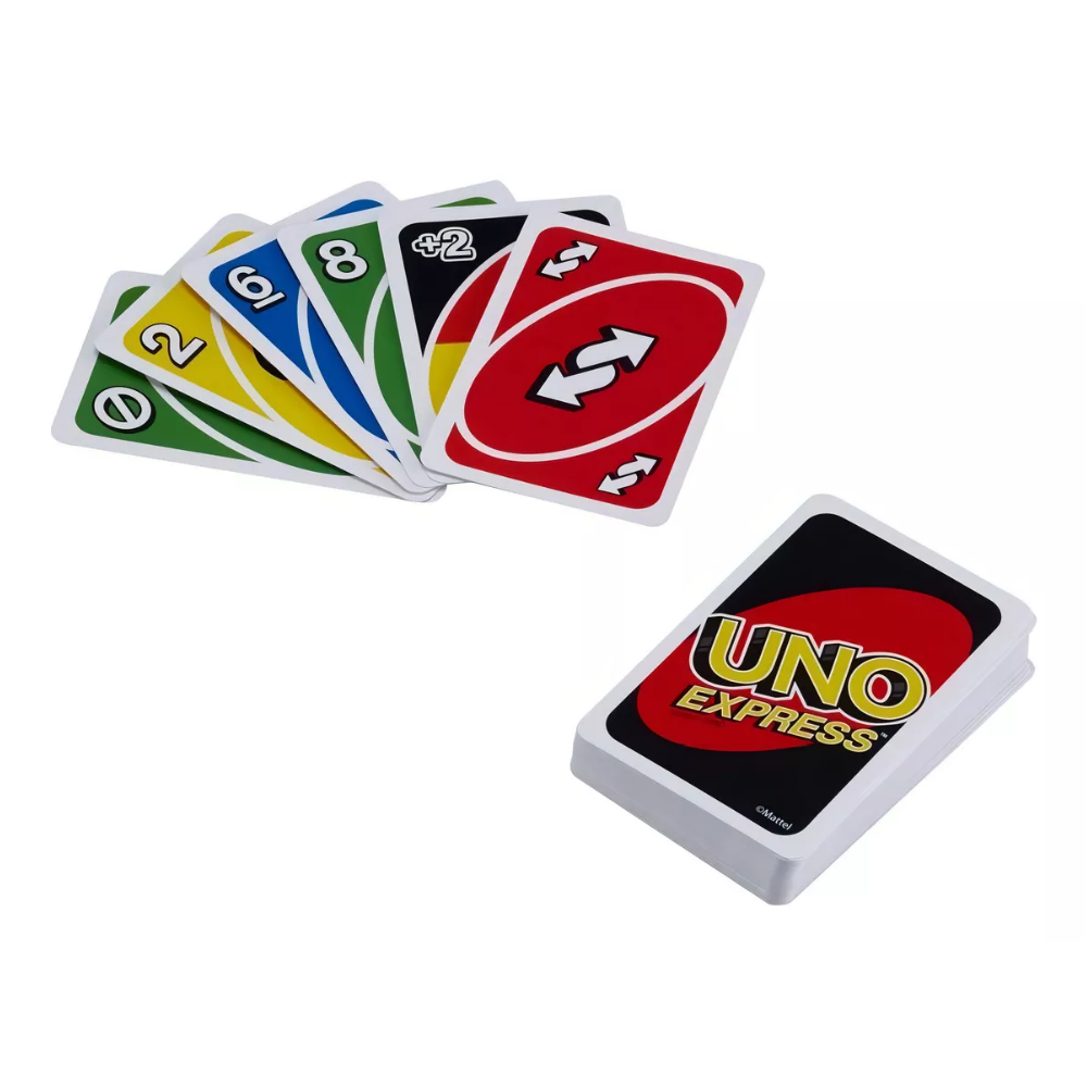 Juego De Cartas Uno Express GDR45 Mattel Games Full