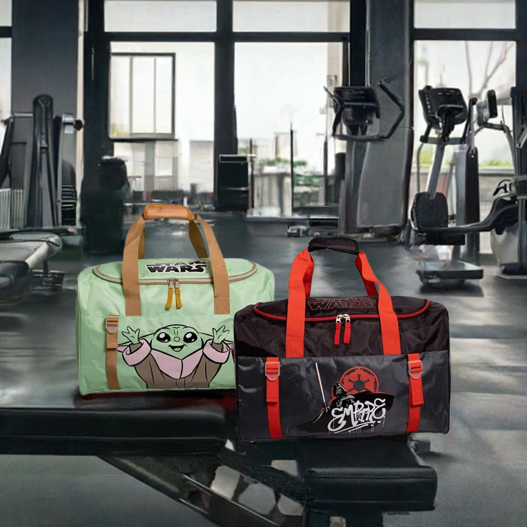 Maleta Duffle Ruz, Poliéster Resistente, Negro y Verde, Amplio Espacio, Ideal para Viajes y Gimnasio