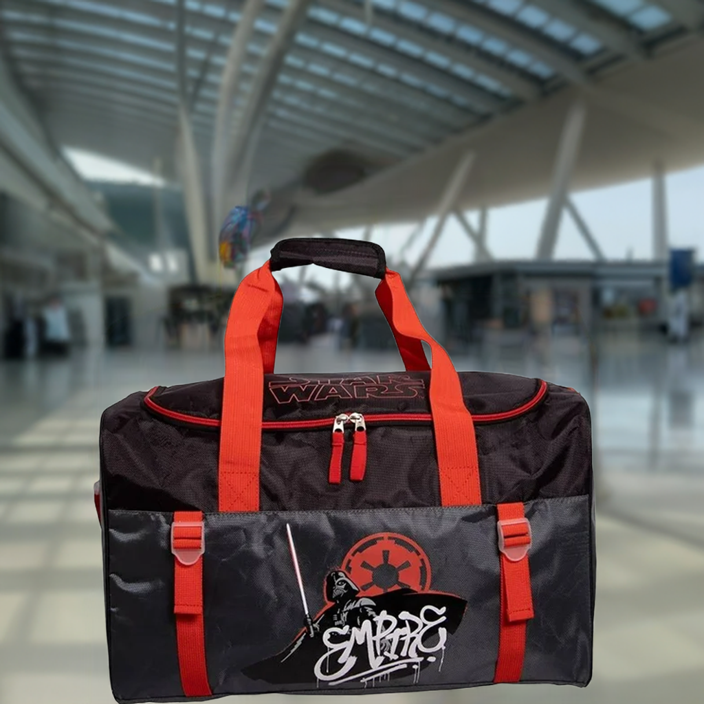 Maleta Duffle Ruz, Poliéster Resistente, Negro y Verde, Amplio Espacio, Ideal para Viajes y Gimnasio