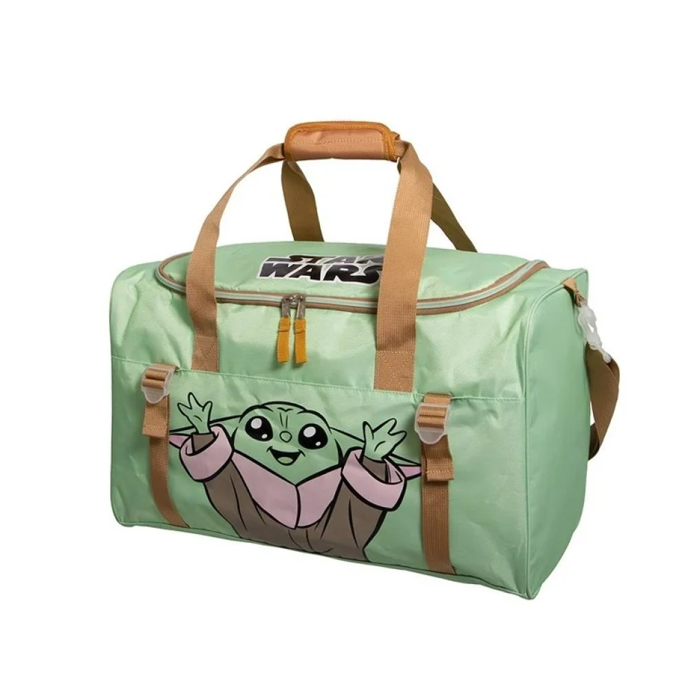 Maleta Duffle Ruz, Poliéster Resistente, Negro y Verde, Amplio Espacio, Ideal para Viajes y Gimnasio