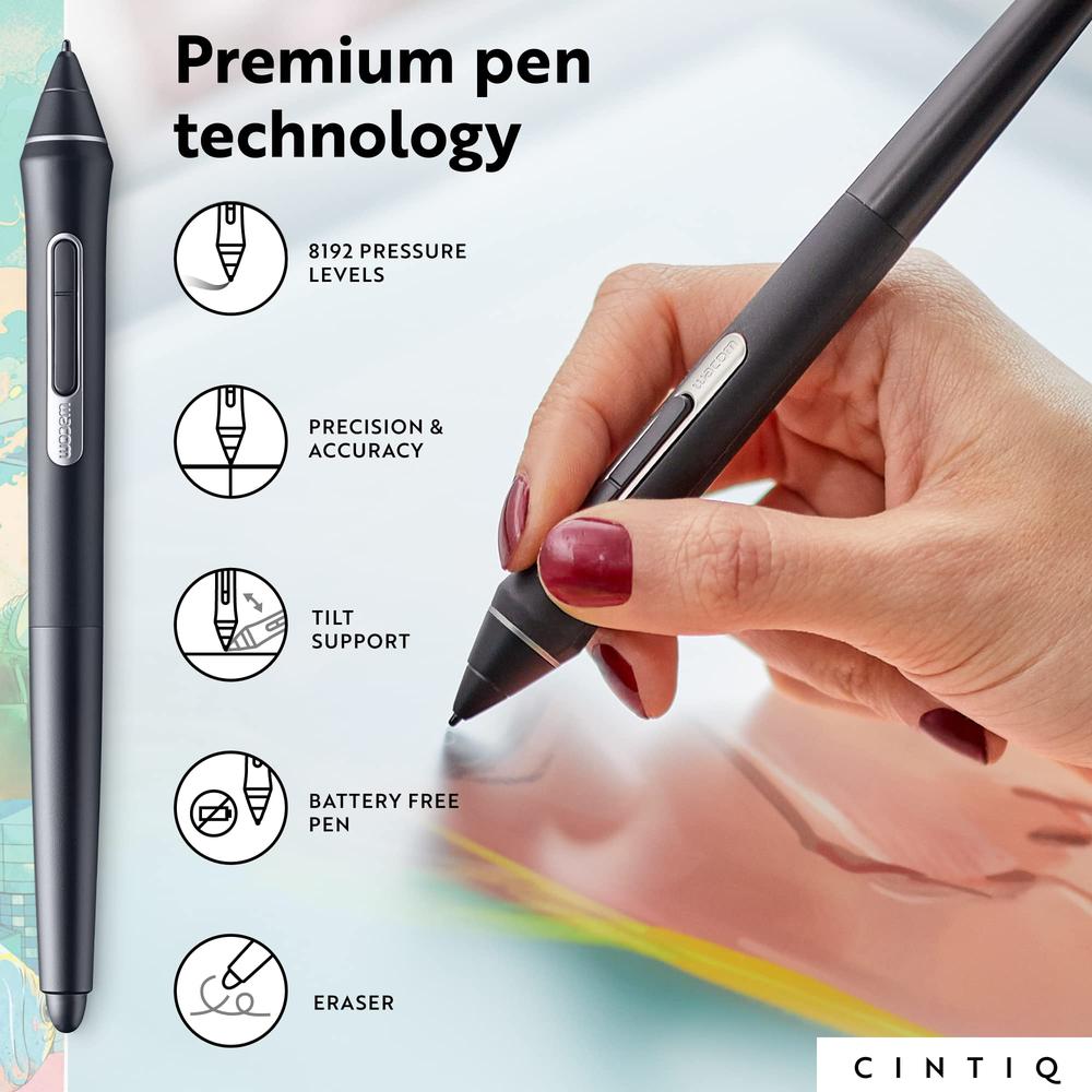 Tableta Gráfica Wacom Cintiq 16 15.6" 345x194 mm Alámbrico