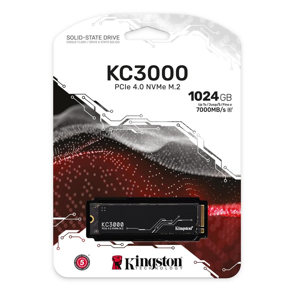 Ssd Kingston Kc3000 NVMe 1tb Pci Express 4.0 M.2 1024 Gb