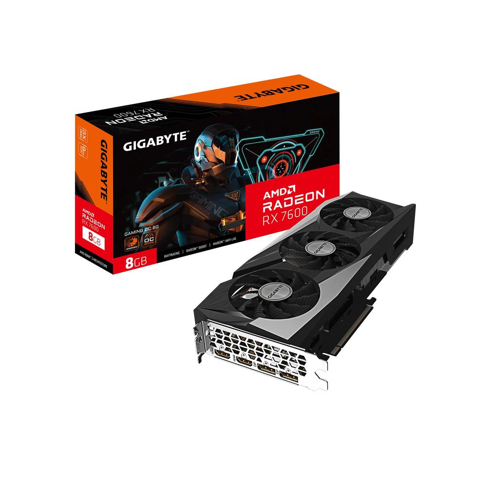 Tarjeta de Video Gigabyte Amd Radeon Rx 7600 Gaming 8g 8gb