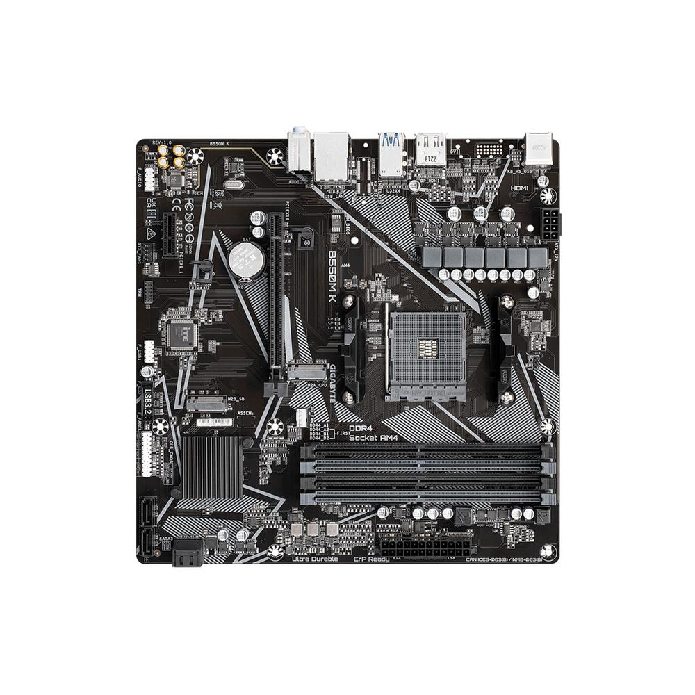 Tarjeta Madre Gigabyte Micro Atx B550m K rev. 1.0 S-am4 Amd