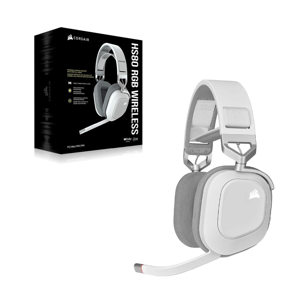 Corsair Audífonos Gamer Hs80 Rgb Wireless Inalámbrico Usb