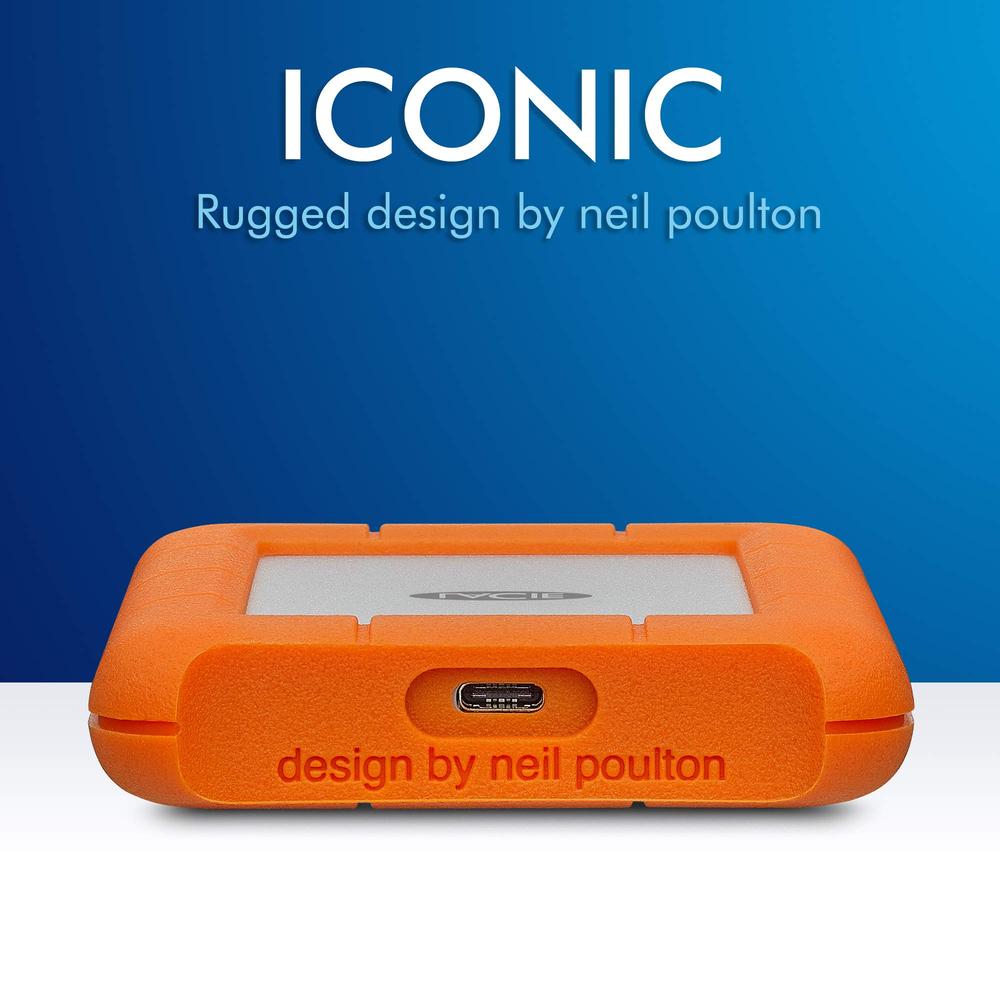 Disco Duro Externo LaCie Rugged Usb C 2.5'' 2tb 3.0
