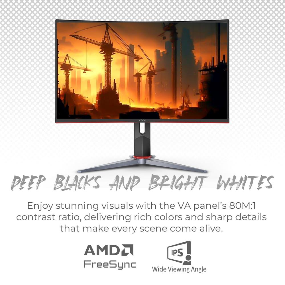 Monitor Gamer Curvo Aoc C27g2 Led 27" FHD FreeSync
