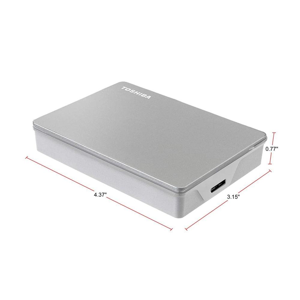Disco Duro Externo Toshiba Canvio Flex 2.5" 4tb Usb Plata