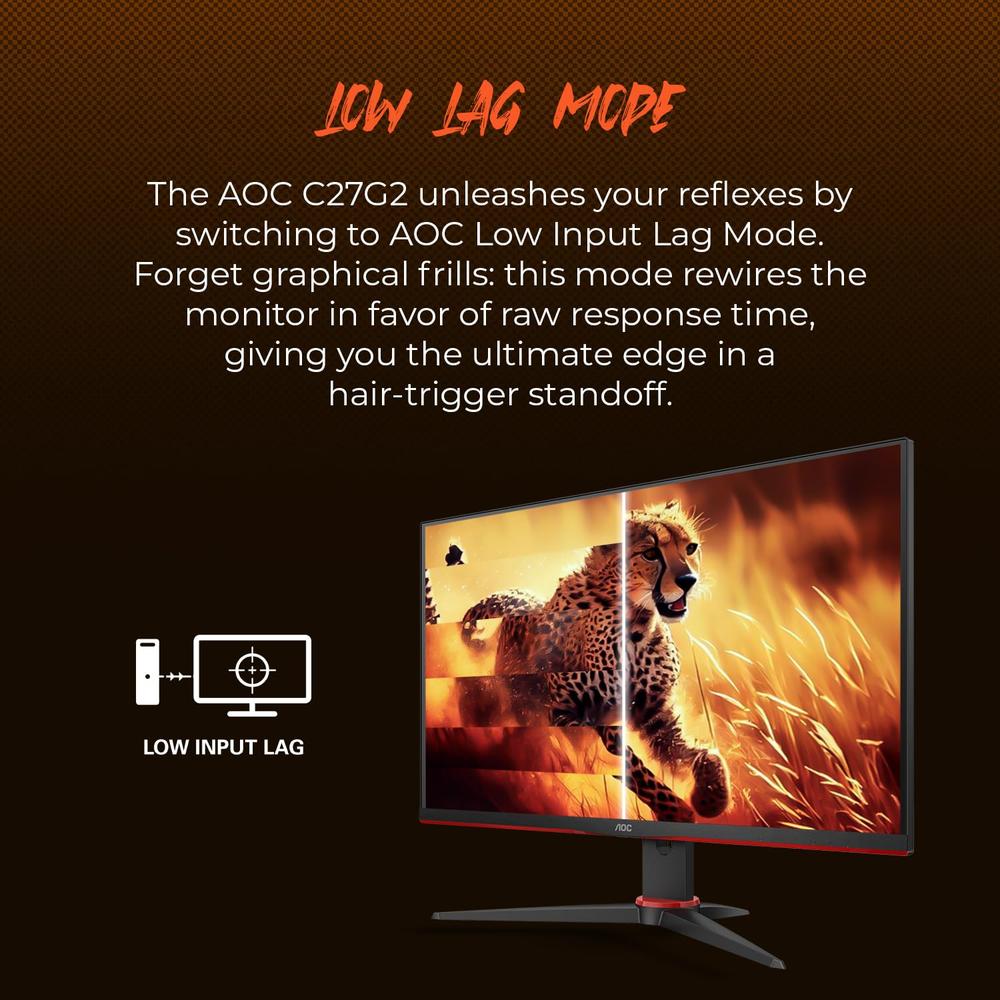 Monitor Gamer Curvo Aoc C27g2 Led 27" FHD FreeSync